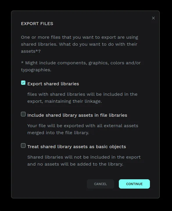 Export bildigo file