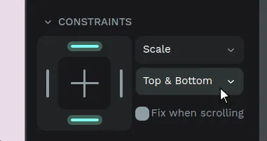 Vettical constraints